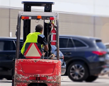 use a forklift on public roads
