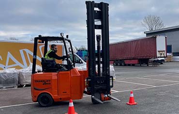 pivot steer forklift training