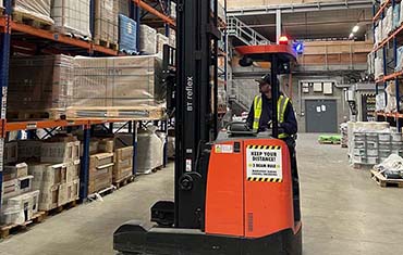reach truck forklift training