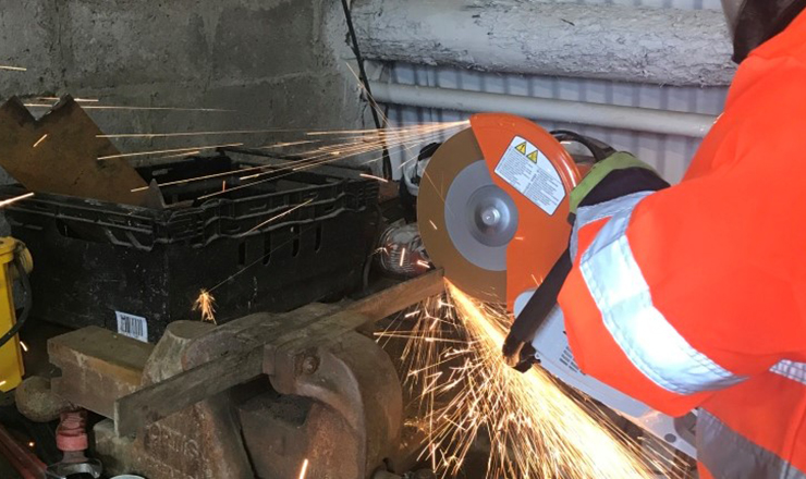 abrasive wheel training
